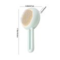 thumbnail image 3 of FAMTKT Dog & Cat Combs for Grooming Pet Comb Dog Comb Self-cleaning Hair Removal Knot-opening Dog Grooming Comb Hair Remover for Pet, Pet Grooming Tool on Clearance, 3 of 6