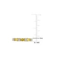 thumbnail image 3 of Gem & Harmony 1/3 Carat (Ctw) Citrine and Diamond Band Ring in 10K Yellow Gold for Women, 3 of 6