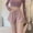 Pink, variant on YTCAMLO Waffle Pajama Shorts for Women Summer Trendy Elastic Waisted Lounge Shorts with Drawstring Loose Cotton Lightweight Sleepwear