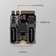 thumbnail image 5 of M.2 A + E Key NGFF a 2 puertos SATA3.0 Tarjetas adaptadoras para computadora SSD PC, 5 of 5