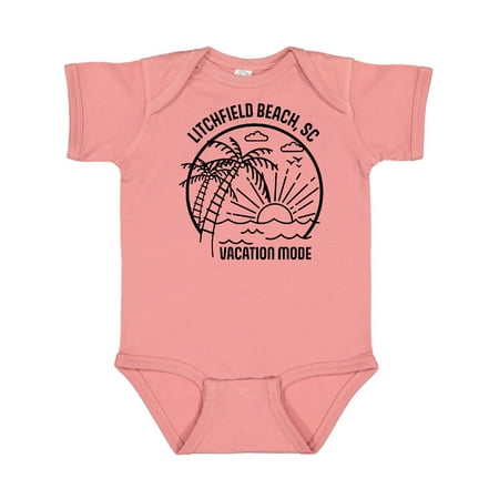 

Inktastic Summer Vacation Mode Litchfield Beach South Carolina Gift Baby Boy or Baby Girl Bodysuit