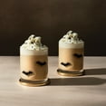 thumbnail image 2 of Thyme & Table 12 fl oz Halloween Bat Charm Drinking Glasses, Set of 2, 2 of 6