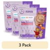 (3 pack) Ready, Set, Food! Organic Baby Oatmeal, 9 Top Allergens, Peanut Butter Strawberry, Stage 3, 8 oz