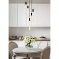 thumbnail image 4 of Weston 5 lights pendant in black, 4 of 7