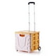 thumbnail image 2 of carrito de comestibles Carro de supermercado con ruedas Carro de supermercado plegable portátil de gran capacidad con ruedas para subir escaleras Campar al aire libre Compras fáciles y sin esfuerzo, 2 of 8