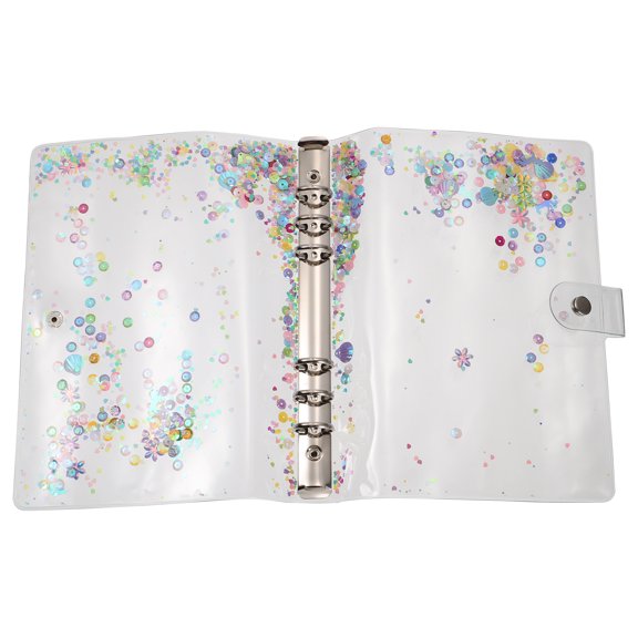 Raindrops Clear Sleeve Notebook Protector Binder Cover for Planner and Office Use, Transparent Sheet