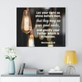 thumbnail image 2 of Scripture Walls Matthew 5:16 Glorify Your Father Christian Home Decor Bible Art Unframed, 2 of 9