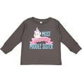 thumbnail image 3 of Inktastic Most Magical Middle Sister Cute Unicorn Girls Long Sleeve Toddler T-Shirt, 3 of 5