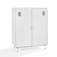 thumbnail image 4 of Homy Casa Metal Storage Cabinet with 2 Doors Utility Cabinet for Entryway Office Kitchen Chalk White, 4 of 6
