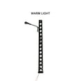 thumbnail image 3 of Bewildely Modelo de lámpara de vía férrea diseño clásico Mini paisaje escalera ligera farolas resistencia al aire libre LED farola de Metal Artesanía Negro (luz cálida) Bewildely HA064495-05, 3 of 6