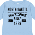 thumbnail image 4 of Inktastic North Dakota Awesome Since 1889 Boys or Girls Long Sleeve Toddler T-Shirt, 4 of 5