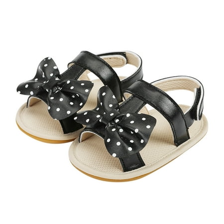 

EUMODR Open To Booties Water Shoe Kids Girls Open Toe Bowknot Shoes First Walkers Shoes Summer Toddler Flat Sandals