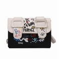 thumbnail image 4 of SkyAuks Crossbody Bags for Women, Small Sling Bag for Women, Aesthetic Graffiti Shoulder Bag Mini Backpack Sling Purse Clutch Handbag Ladies Purses, Black, 4 of 7