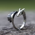 thumbnail image 3 of ZMY Home Rings for Gift Punk Cool Stainless Steel Jewelry Whelp Dragon Ring (9), 3 of 6