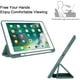 thumbnail image 5 of Funda para iPad de sexta generación, funda para iPad de quinta generación con portalápices, funda protectora para tableta con función atril, función de encendido y apagado automático, 5 of 5