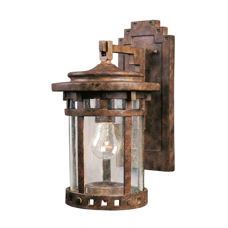 

Wall Sconces 1 Light Bulb Fixture With Sienna Finish Viex Material Medium Bulbs 7 inch 100 Watts
