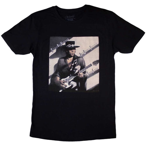 Stevie Ray Vaughan Unisex T-Shirt: Texas Flood Album Cover (Small)
