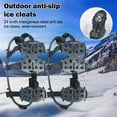 thumbnail image 2 of Crazyview Ice Cleats, Anti-Slip Grips Cleats, Ice Snow Grips 24 Teeth For Climbing Hiking, 2 of 8