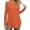 Orange, variant on GSPCLAM Crew Neck T Shirts for Women Solid Color Long Sleeve Tops for Daily Life Fall & Winter Light-Weight Fashioning T-Shirts Dark Blue XXL