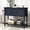 Blue, variant on CBJCBJ 42" Farmhouse Console Table , 2 Drawer Narrow Long Entryway Table with Open Storage Shelf , for Living Room, Green