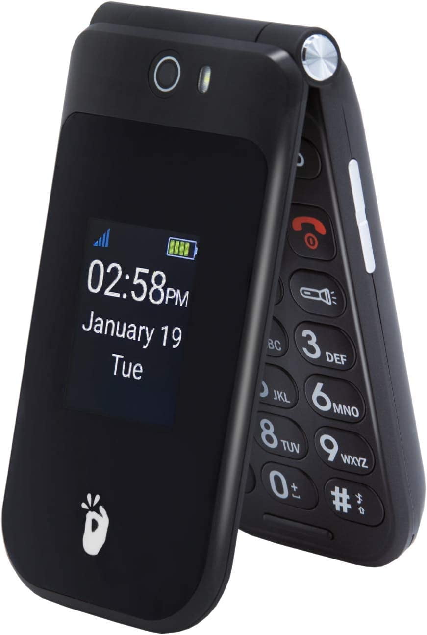 Free 1-Year Service Included - Snapfon EZ Flip Phone