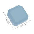 thumbnail image 3 of Unique Bargains 1 Set Contact Lens Case Retro Square Lens Storage Case Blue, 3 of 5