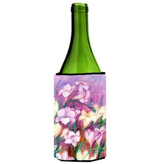 Freesias Wine Bottle Can cooler Hugger