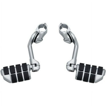 Kuryakyn 4529 Tour-Tech Cruise 6 in. Mount Arm with Dually ISO Pegs 1.25 in. Clamp - Chrome