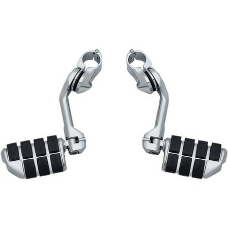 Kuryakyn Long Chrome Tourtech Footpegs with Dually Pegs (4529)