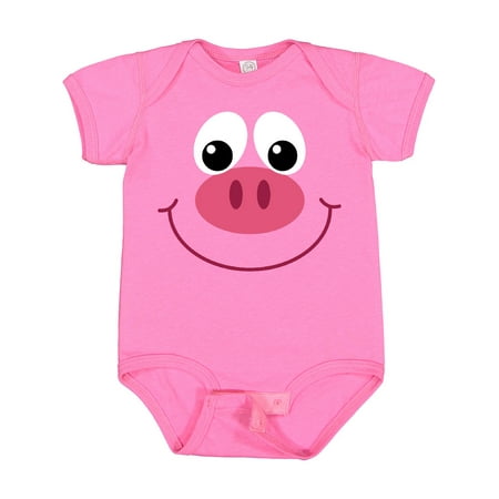

Inktastic Pig Face Personalized Gift Baby Boy or Baby Girl Bodysuit