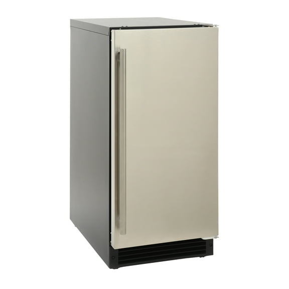 Maxximum Premium Outdoor Full Dice Ice Machine, 15", 50 lbs, in Stainless Steel Finish (MAXSIM15OD)