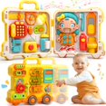 thumbnail image 1 of Tabla Montessori educativa Toy AmiDear Busy Board para niños de 1 a 2 años, 1 of 7