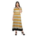 thumbnail image 4 of Moomaya Kurti Longue Imprimée Tenue d'Été Tunique Ligne A pour Femmes, 4 of 5