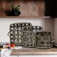 thumbnail image 4 of CWI Gifts Natural Square Tobacco Baskets w/Jute Handles 3/Set, Multi, 4 of 4
