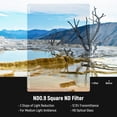 thumbnail image 3 of ND Filter Neewer de 4 x 5,65 3/6 topes cuadrados para caja mate, 3 of 8
