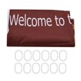 thumbnail image 2 of Cortina de Ducha ANGGREK Impermeable Decorativa Con 12 Ganchos, 2 of 8