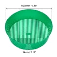 thumbnail image 2 of Unique Bargains Garden Sifting Pan Plastic Potting Sieve Mesh Filter Soil Screen Tool, Green 2 Pack, 2 of 5