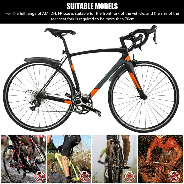 MTFun Mountain Bike Fender Bike Mudguard Guard MTB Mud Fender Kit