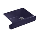 thumbnail image 1 of Kohler K-6486 Whitehaven 29-1/2" Undermount Single Basin Cast Iron Kitchen Sink - Blue, 1 of 7