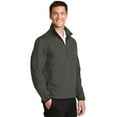 thumbnail image 4 of Port Authority Active 1/2 Zip Soft Shell Jacket-XL (Grey Steel), 4 of 6