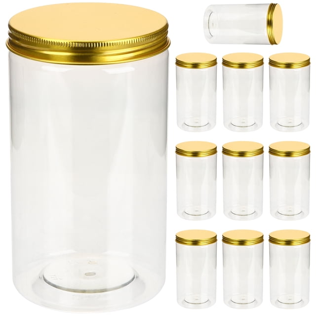 10Pcs Airtight Sealing Spice Jars For Kitchen Bar And Restaurant Use