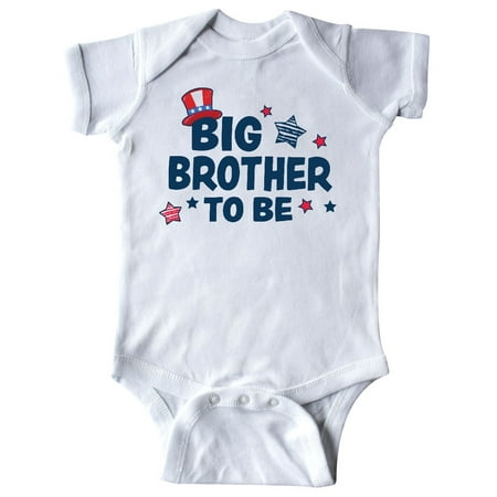 

Inktastic Big Brother To Be with Stars Gift Baby Boy Bodysuit