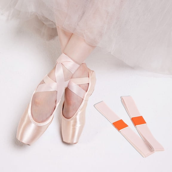 RENACLIPY Satin Ribbon for Ballet Pointe Shoes, Soft and Ribbon for Dance, Stage Performance, and Craft Use