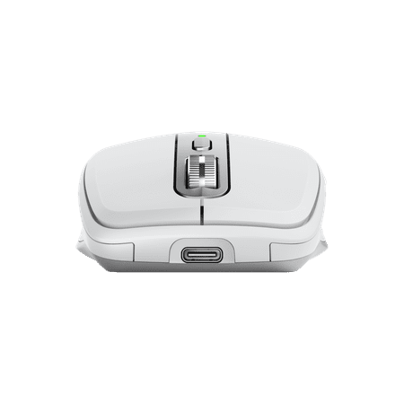 Logitech - MX Anywhere 3 Wireless Compact Mouse for Mac with Ultrafast Scrolling - Pale Gray