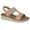Nude, variant on Cipriata Womens Aladina Wedge Sandals