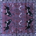thumbnail image 1 of Ahgly Company Indoor Square Persian Blue Traditional Area Rugs, 7' Square, 1 of 4