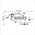 thumbnail image 5 of Vikakiooze Home Decor , Family Letter Quote Removable Vinyl Decal Art Mural Home Decor Wall Stickers, 5 of 6