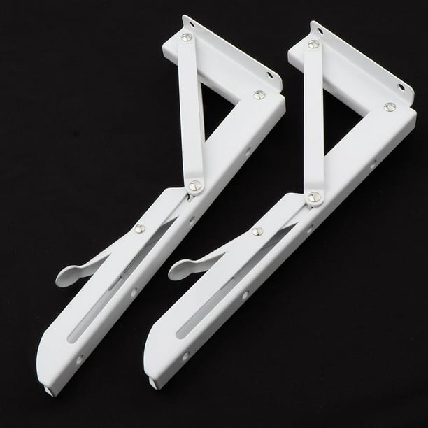 Elodie 2 Pieces Folding Shelf Brackets K Type Spring Steel Brackets ...