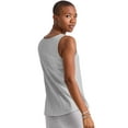 thumbnail image 3 of Hanes Originals Women's Cotton Tank Top Light Steel XS, 3 of 5