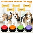 thumbnail image 3 of Recordable Button for Pet Training, Portable Design with Interactivity, Advanced Training Tools for Communication, Pet Communication Button for Home Office Study, High Quality ABS, 3 of 7